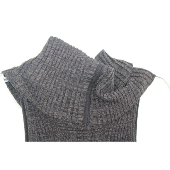 Free People Black Kobi sleeveless Ribbed Sweater Cowl Neck size Medium NWT - Picture 5 of 7